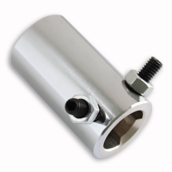 High Strength 3/4-DD x 3/4 Smooth Bore Set Screw Style Steering Coupler Joint - Part Number: HEXSC1JB2X2