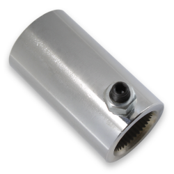 High Strength 3/4-36 x 3/4 Smooth Bore Set Screw Style Steering Coupler Joint - Part Number: HEXSC1JF2X2