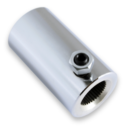 High Strength 5/8-36 x 3/4 Smooth Bore Set Screw Style Steering Coupler Joint - Part Number: HEXSC1JG2X2