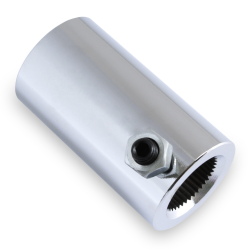 High Strength 11/16-40 x 3/4 Smooth Bore Set Screw Style Steering Coupler Joint - Part Number: HEXSC1JR2X2