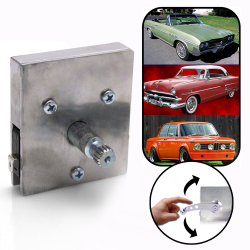 Electric Power Window Crank Handle Switch Billet Aluminum Early GM Ford Euro Car - Part Number: AUTEWS2
