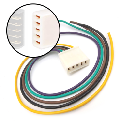 Universal 5 Pin 12V Rocker Switch Wire Harness Socket Car Power Window Door Lock - Part Number: AUTSWHARN