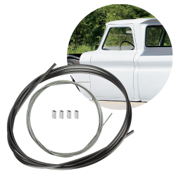 10' Shaved Door Latch Cable Extension Kit w/ Housing for Car Trunk Hood Solenoid - Part Number: AUTSVAEX
