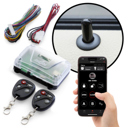 Autoloc 8 Channel Remote Control Keyless Entry System Harness Kit - Part Number: AUTKL800BTHK