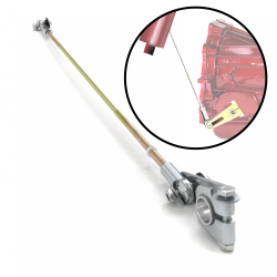 Universal Adjustable GM Transmission Column Shift Linkage Kit TH-350 700R4 4L60 - Part Number: ASCCLM1