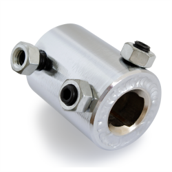 High Strength 3/4-36 x 3/4-DD Set Screw Style Steering Coupler Joint - Part Number: HEXSC1JF2B2