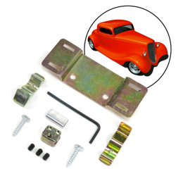 Universal Remote Pop Shaved Door Handle Cable Attachment System w/ Bracket - Part Number: AUTSVBKCBL