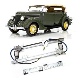 2 Door Flat Glass Power Window Conversion Kit for 1936 Ford Model 48 Phaeton - Part Number: AUTA33BA4