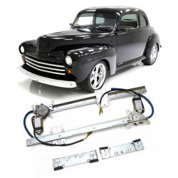 Autoloc 2 Door Power Window Kit for 1948 Ford Coupe Club Standard Deluxe Super - Part Number: AUTA33C17