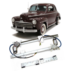 Autoloc Power Window Kit for 1948 Ford Sedan Standard Deluxe Super Tudor Fordor - Part Number: AUTA33C1A