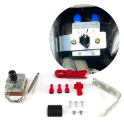Zirgo Universal Adjustable Temperature Control Sensor Switch - On at 180 Degrees - Part Number: ZIRZFSWA