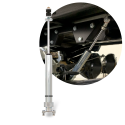 Performance Sport Shock 337mm Length w/Stem to Stud Plate Fittings Nitrogen Each - Part Number: HEXSHX10337BD