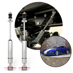 Performance Racing Nitro Gas Shocks for 1989-1996 Chevrolet Corvette Rear Pair - Part Number: HEX9BDFB3