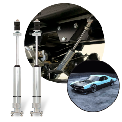 Performance Racing Front Nitrogen Gas Shocks 1960-1970 Ford Mercury Falcon Comet - Part Number: HEX9BDF79