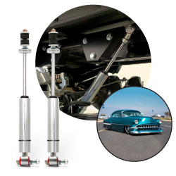 Performance Racing Nitro Gas Rear Shocks - 1953-1954 Chevrolet Bel Air Chevy GM - Part Number: HEX9BDFE5
