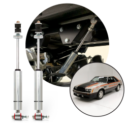 Performance Racing Nitro Gas Rear Shocks 1979-2004 Ford Mercury Mustang Cougar - Part Number: HEX9BDFEB