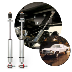 Performance Racing Nitrogen Gas Rear Shocks for 1968-1979 Buick Skylark - Pair - Part Number: HEX9BDFFC