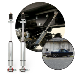 Performance Racing Nitro Gas Rear Shocks 1964-1967 Buick Skylark -GM -Pair - Part Number: HEX9BE00B