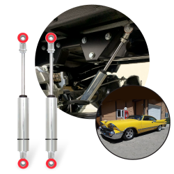Performance Racing Nitrogen Gas Charged Rear Shocks 1955-1961 Dodge Coronet-Pair - Part Number: HEX9BE029