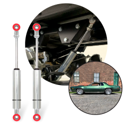 Performance Racing Nitro Gas Charged Rear Shocks 1974-1977 Plymouth Grand Fury - Part Number: HEX9BE034