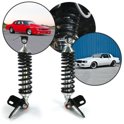 Rear Bolt-On 300lb Coilover Conversion Kit- 1978-1988 GM G Body Regal Monte - Part Number: HEXRCCGM30002