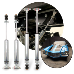 1970-1981 Chevrolet Camero Front and Rear Performance Race Shocks Kit (4) Chevy - Part Number: HEX9BE067