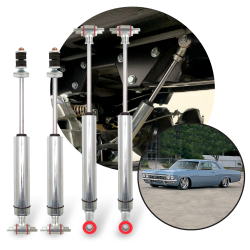 1965 - 1981 Chevrolet Bel Air Front & Rear Performance Shocks - Part Number: HEX9BE06D