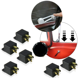 Control 2 Car Power Window from 1 Electric Crank Handle Switch Toggle Button Kit - Part Number: AUTEWSK