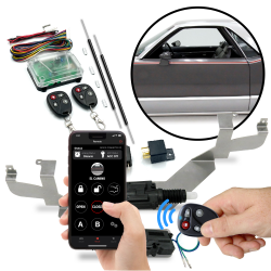 Bolt-On Shave Door Kit for Most 1978 - 2000 GM Cars & Trucks w/ 8 Channel Remote - Part Number: AUTSVBAR8