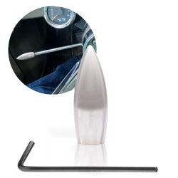 Vintage Retro Style Aluminum Bullet Switch Knob for Classic Old School Hot Rod - Part Number: ZIRKBS1