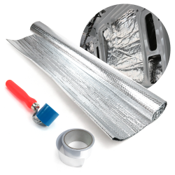 UltraMat Sound Deadening and Heat Reflecting Barrier w/ Thermal Tape and Roller  - Part Number: ZIRUTMAT1KIT