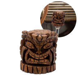 Tiny Tiki Custom Shift Knob Designed By VonAxle - Limited Edition Universal Fit  - Part Number: ASCSN00002