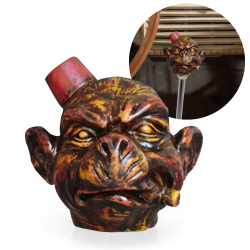 Boss Monkey Custom Shift Knob Handcrafted Limited Edition Hot Rod Cigar Toque - Part Number: ASCSN00029