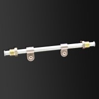 single,double,stainless steel,brake,fuel,line,clamp,Lokar,Gennie,truck,car,air,battery,cable,wire,wiring,harness,tubing,electrical,water,mount,clip,tab,secure,hold,protect,organize,tie,zip,routing,crimp,hose,factory,original,metal,SS,screws,set