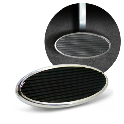 Oval Clutch / Brake Pedal Machined Billet Aluminum - Choose Your Size & Finish  - Part Number: 10015335