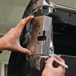 Universal Bear Claw Car Door Locking Latch Set Install Kit and Mounting Plates - Part Number: 10015232