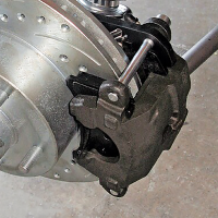 brake,caliper,bracket,GM,steel,pison,rear,G body,pads,raw,bore,helix,mustang ii,MII,mustang,hardware,rotor,ford,spindle,a body,f body,x body,willwood,disc,axle