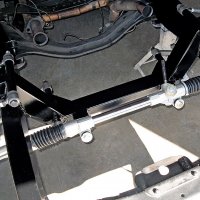 steering,suspension,rack,steering rack,mount,hardware,power,manual,ford,input,shaft,mustang II,MII,fitting,hot rod,replacement,lines,o-rings,bushing,pinto,pinion,conversion,kit,tie rod,omni,install,