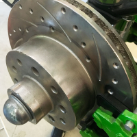 brake,rotor,bolt,lug,pattern,drilled,non-drilled,application,vehicle,car,truck,power,custom,build,upgrade,wave,round,slotted,ford,mustang,mustang II,MII,suspension