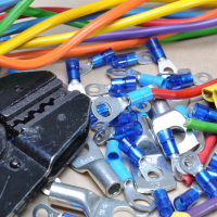 electrical,connectors,automotive,crimp,ring,terminal,wire,wiring,tap,weatherproof,factory,tongue,pack,female,quick disconnect,column,floor,dimmer,GM,ignition