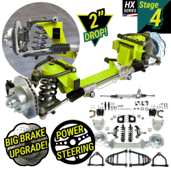 1949 - 1954 Chevy Mustang II IFS Kit - Stage 4R - Part Number: HEXIFSMCMFYB01PLDB