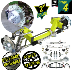 Universal 60.5" Track Width Mustang II IFS Kit HX Series - Stage 4V - Part Number: HEXIFSCUFCYD01PLDB