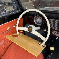 steering,steer,wheel,tray,table,VW,volkswagen,cover,adapter,mount,interior,insert,bug,bus,horn,button,ring,beetle,ghia,type 3,porsche