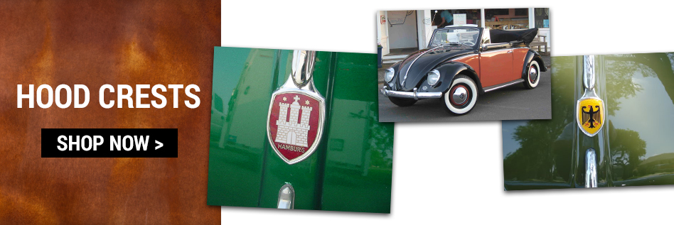 VW Hood Crests